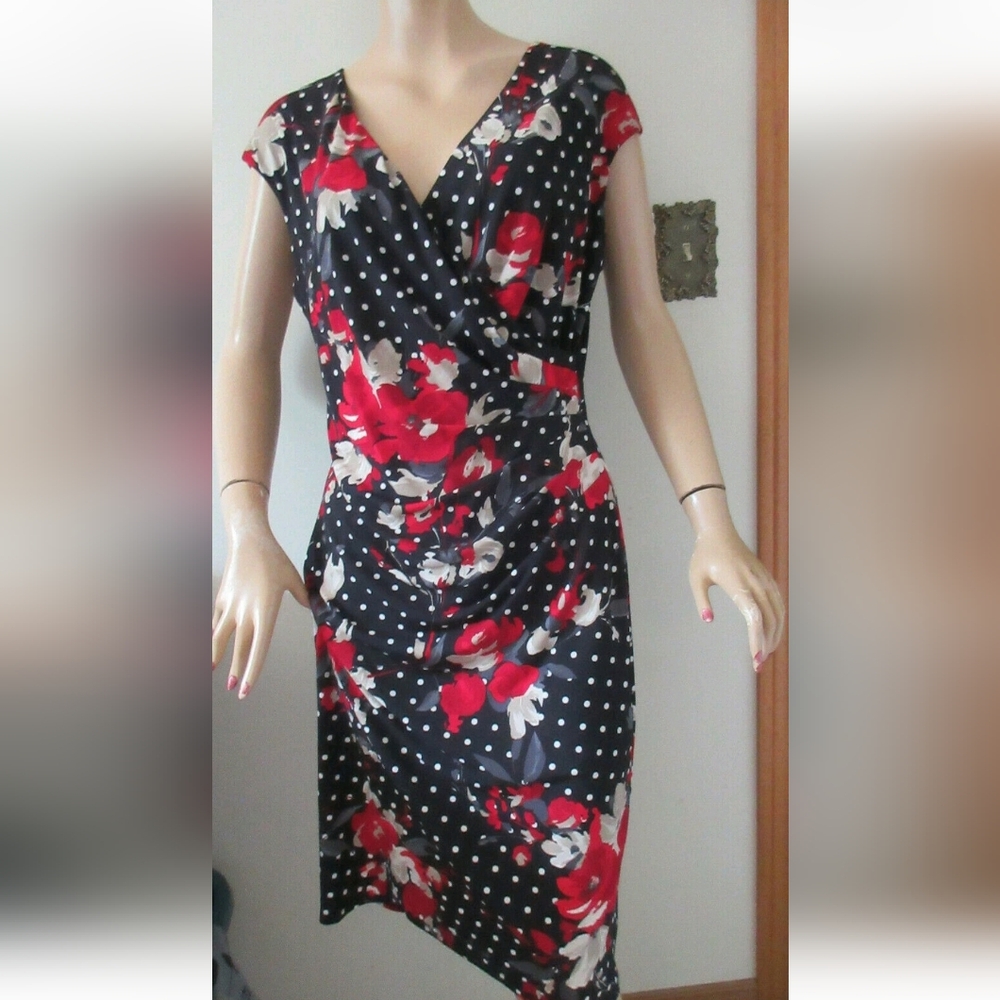 Jones Studio Faux Wrap Dress Women's Size 12